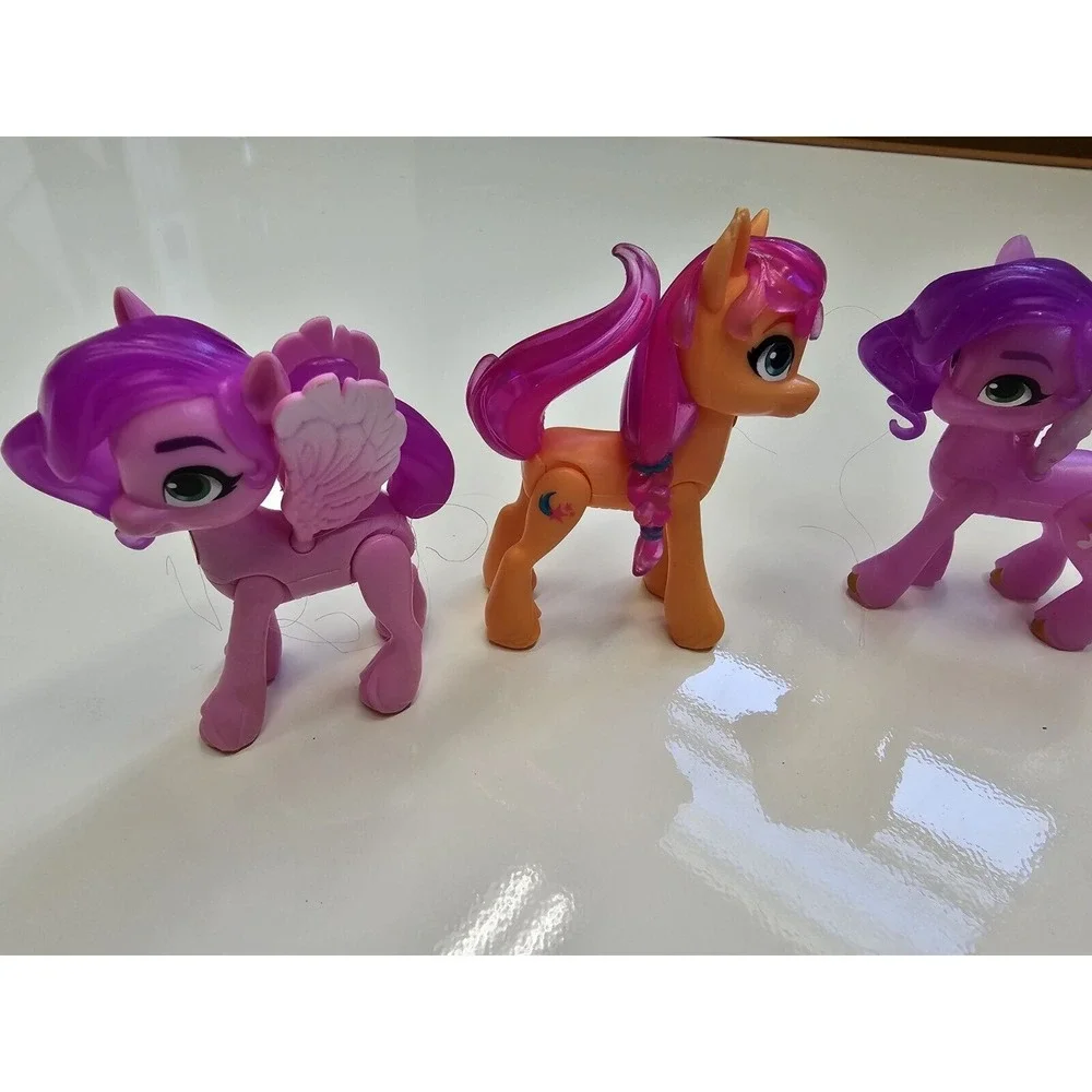 My Little Pony Mini‎ Figures (Lot Of 4) MLP Toys Pink Purple Wings Collectible